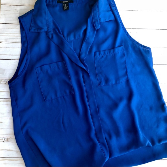 Forever 21 Tops - 🌵Blue Blouse🌵